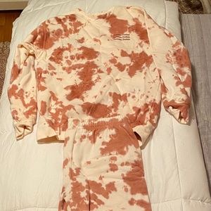 Summer Friday Tie Dye Sweat Suit